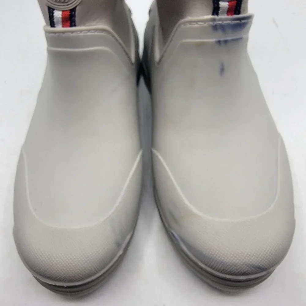 Tommy Hilfiger Womens Size 9 Gray Candid Short Rain Boots Outdoors